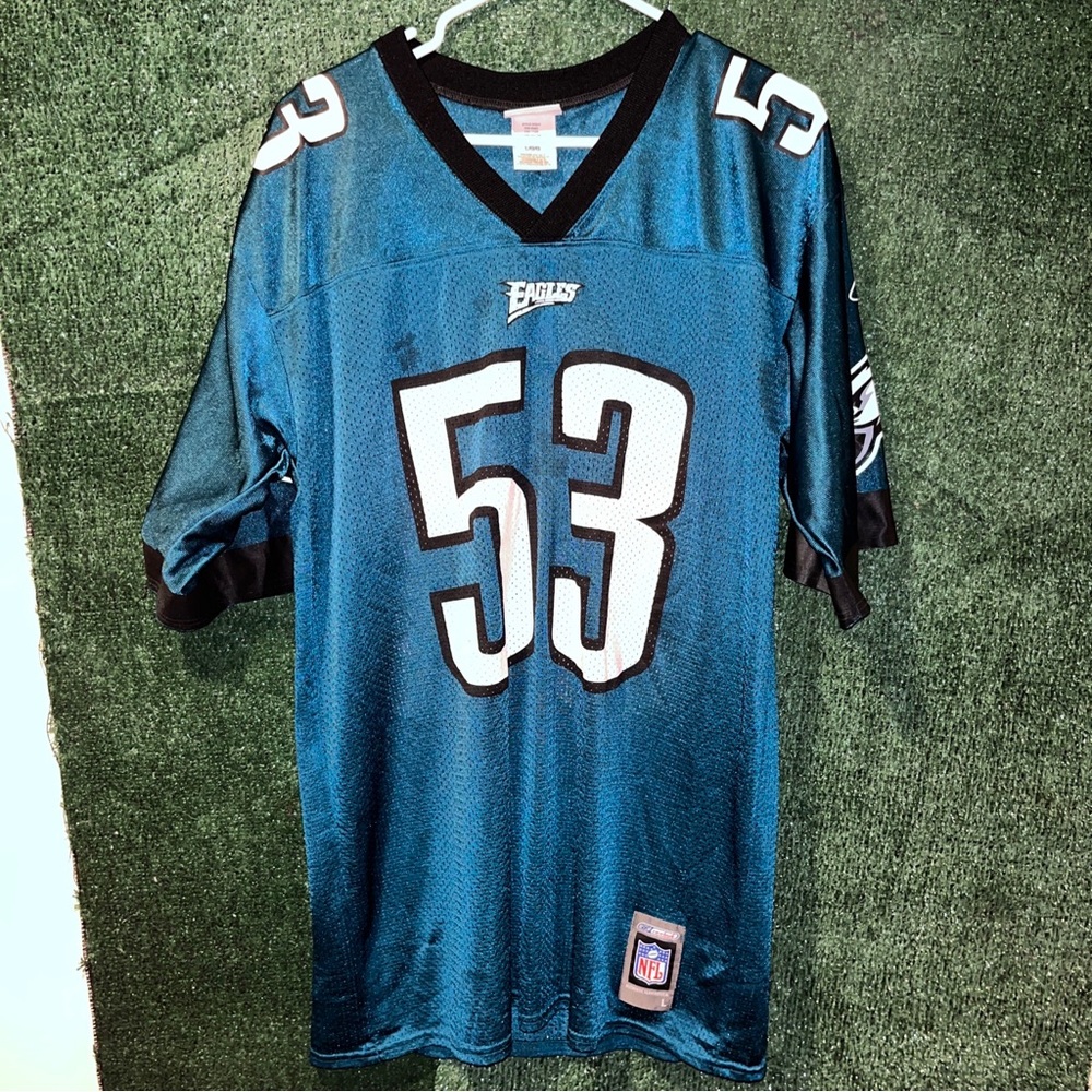 Vintage Teal and Black Men's Jersey